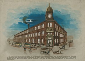 Exterior of the New Crown Point Printing Works