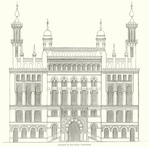 Exterior of the Royal Panopticon by English School