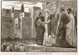 Ezra Reading the Law to the Jews