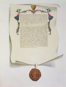 Facsimile Edition of the Magna Carta, First Published in 1225, 1816 by English School