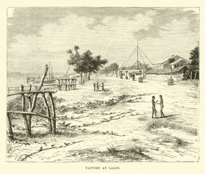 Factory at Lagos by English School