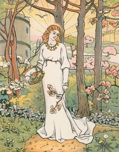 Fair Emelye Gathering Flowers. 