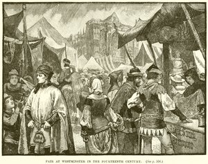Fair at Westminster in the Fourteenth Century by English School
