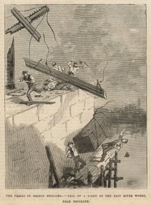 Fall of a Stone at the East River Works Near Brooklyn