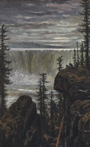 Falls of Niagara by English School