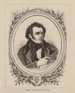 Famous Composers, Franz Schubert by English School