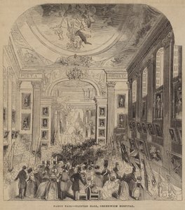 Fancy Fair, Painted Hall, Greenwich Hospital by English School