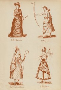 Fancy Dress Outfits: Di Vernon, Diana, Dresden China, England