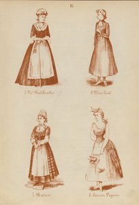 Fancy Dress Outfits: Mrs Balchristie, Blue Coat, Breton, Carrier Pigeon by English School