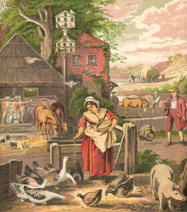 Farmyard by English School