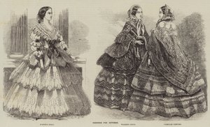 Fashions for October by English School