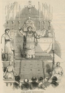 Father Theobald Mathew Celebrating Mass by English School