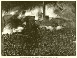 Featherstone Riots: The Soldiers Firing on the People by English School