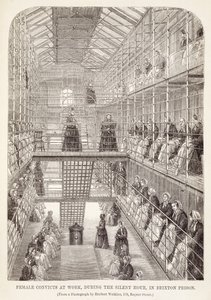 Female Convicts at Work during the Silent Hour in Brixton Prison, from The Criminal Prisons of London and Scenes of Prison Life by Henry Mayhew and John Binny, 1860 by English School
