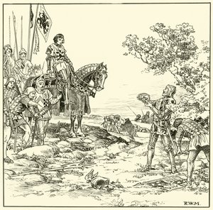 Finding the Crown at Bosworth by English School
