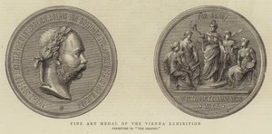 Fine Art Medal of the Vienna Exhibition by English School