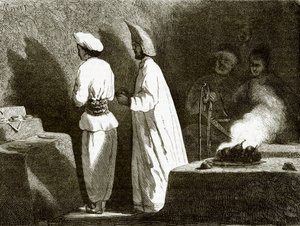 Fire-worshippers at Atash-Gah