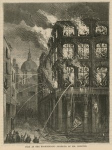 Fire at the Bookbinding Premises of Mr Egleton by English School