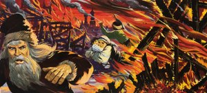 Fire in Moscow