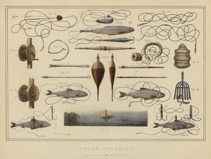 Fishing Implements by English School
