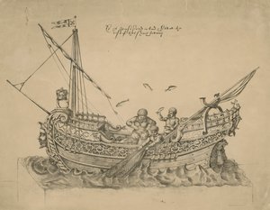 Fishing Boat by English School