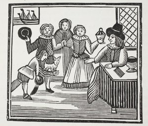 Fitzwarren receiving his servants ventures (illustration)