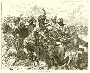 Flight of Hyder Ali by English School