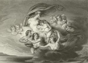 Flight of Venus with Ascanius by English School