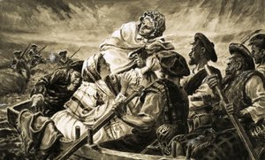 Flora Macdonald Leads the Young Pretender to Safety by English School