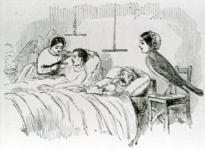 Florence Nightingale and One of Her Ministering Angels in the Crimea