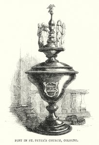 Font in St Peter