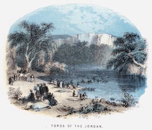 Fords of the Jordan by English School