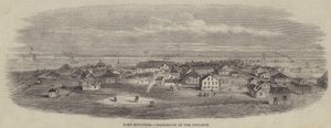 Fort Moultrie, Charleston in the Distance (engraving)