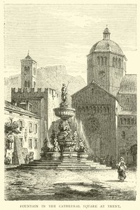 Fountain in the Cathedral Square at Trent