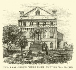 Fourah Bay College, Where Bishop Crowther Was Trained by English School