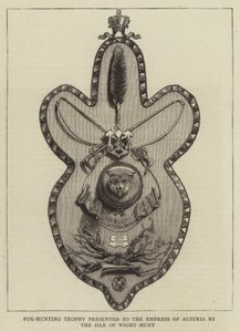 Fox-Hunting Trophy Presented to the Empress of Austria by the Isle of Wight Hunt