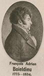 Francois Adrien Boieldieu (engraving) by English School