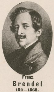 Franz Brendel (engraving) by English School