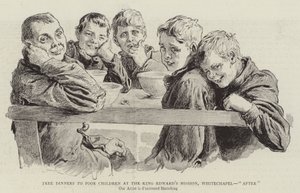 Free Dinners to Poor Children at the King Edward