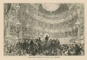 Free Trade Meeting in Drury Lane Theatre by English School
