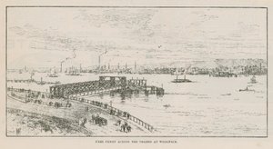 Free Ferry Across the Thames at Woolwich