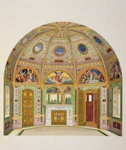 Fresco Decoration in the Summer House of Buckingham Palace, from The Decorations of the Garden Pavilion in the Grounds of Buckingham Palace by Ludwig Gruner and Anna Brownell Jameson by English School