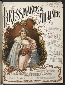 Front cover. The Dressmaker and Milliner. 1895 by English School