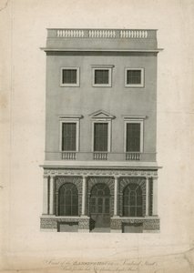 Front of the Banking House in Lombard Street, Built for the Late Sir Charles Asgill, Bart by English School