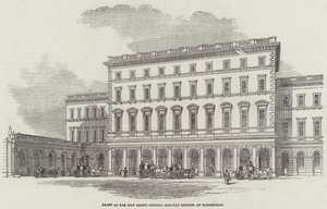 Front of the New Grand Central Railway Station, at Birmingham by English School