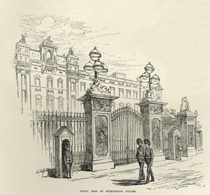 Front View of Buckingham Palace (from 