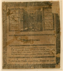 Frost Fair of 1740. Souvenir