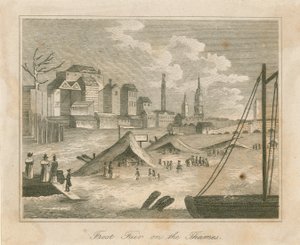 Frost Fair of 1814 by English School