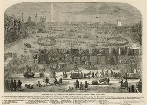 Frost Fair Upon the Thames by English School