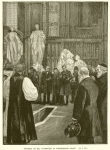 Funeral of Mr. Gladstone in Westminster Abbey by English School